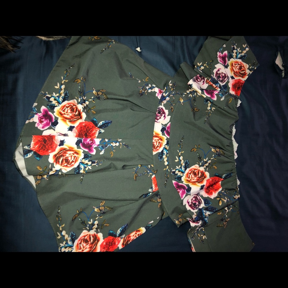 Off the shoulder romper